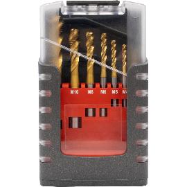 Maschinengewindebohrer Salo HSSE TiN, M, DIN371/376, Satz, Gewinde M3-M12 Produktbild